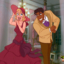 Hot blonde Lottie and Prince Naveen cum together!